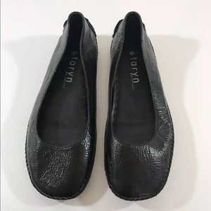Taryn Rose Black Patent Leather Ballet Flats